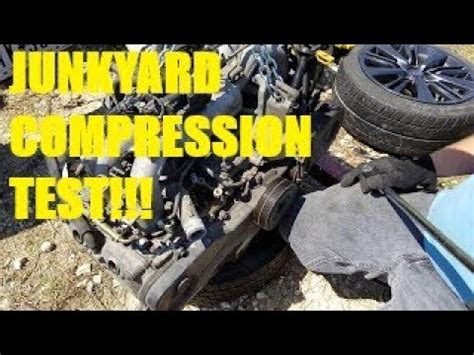 junkyard compression test|Junkyard compression test! Check engines without a battery.